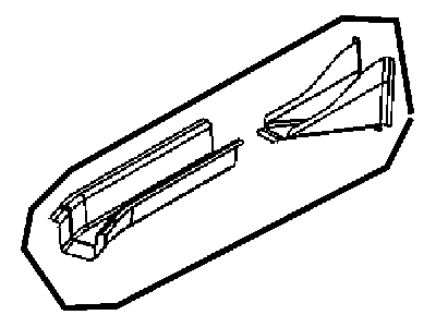 Mopar 68025688AA Rail Extension, Rear Passenger Side