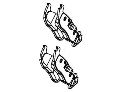 Dodge Durango Brake Pad - 68516694AB
