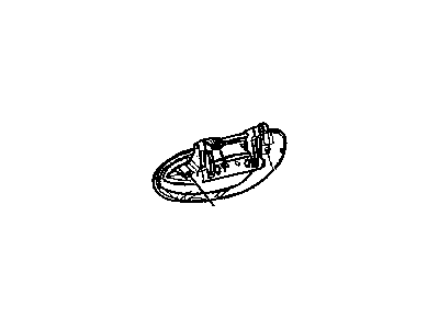 2002 Chrysler Sebring Door Handle - QA50ZMQAE