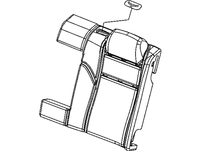 Dodge 5140459AA FRAME Rear Seat Back