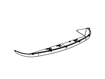 Mopar 5113133AB Air Dam Front