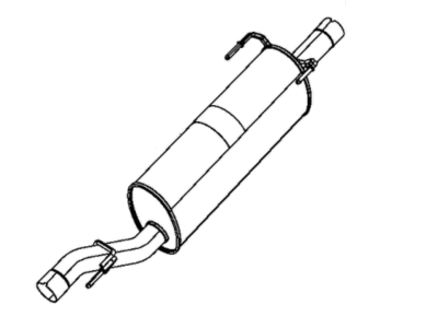 Ram 4500 Muffler - 68310887AA
