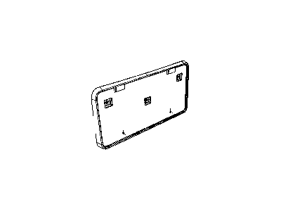 Mopar 5116152AA License Bracket, Front