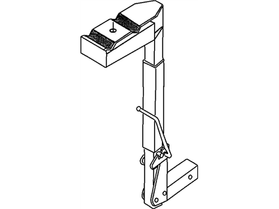 Jeep 5016775AA STRAP KIT Bike Carrier Latch