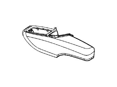 Dodge 1TW76LA8AA Armrest - Front Door Trim