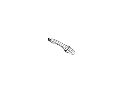 2013 Dodge Durango Door Handle - 1MW30BR8AE