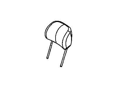 Jeep WB341DVAA HEADREST Rear