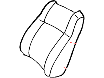 Dodge XY321DVAA COVER Front Seat Back