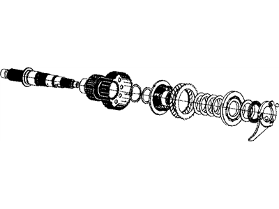 Dodge 68071221AB MAINSHAFT Transfer Case