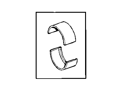 Dodge 5003962AC BEARING PACKAGE Crankshaft Standard See Note