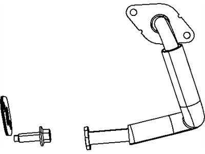 Dodge 4593576AC TUBE EGR Valve to Intake