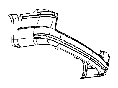 Chrysler Bumper - 68041480AC