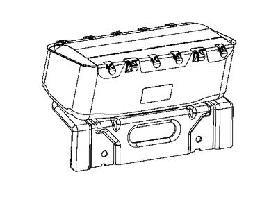 Ram 68446213AC AIR BAG Passenger
