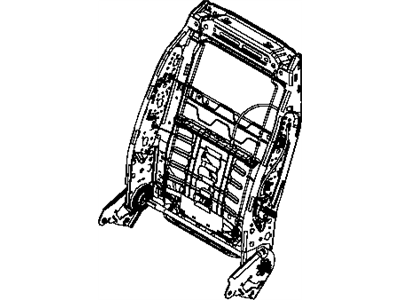 Mopar 4610144AB Frame Front Seat Back