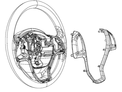 2019 Ram ProMaster City Steering Wheel - 6SB96LXHAA