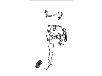 Dodge 4766380AF PEDAL Clutch