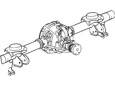Jeep 5086371AC AXLE Service Rear