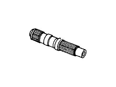 Dodge 4348932 OUTPUT SHAFT Rear Axle