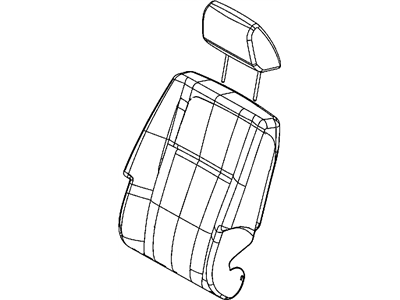 Dodge 68096306AA FOAM Seat Back