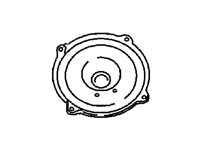 Jeep 56038566AE SPEAKER Rear