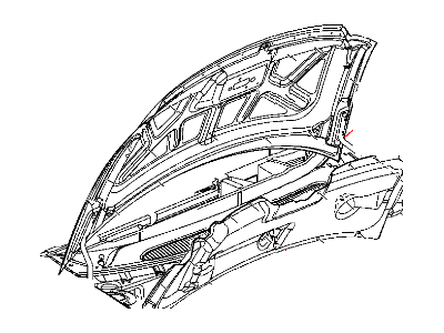Chrysler Hood - 4860455AF