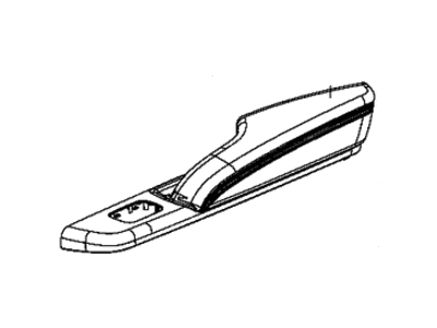Mopar 1VY70AAAAB Armrest Rear Door Trim
