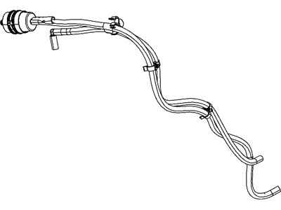 Jeep 68224205AB SUCTION HOSE ASSEMBLY