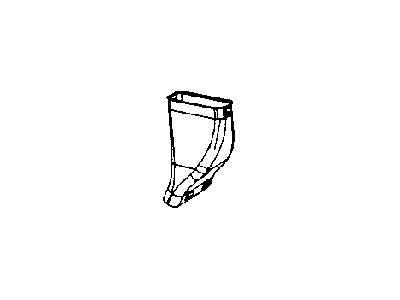 Dodge 5058417AA DUCT Instrument Panel