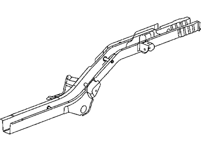 Jeep 5183124AD RAIL Rear Floor Pan Side