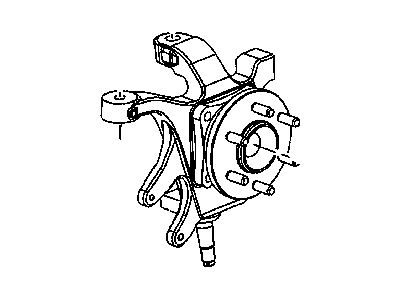 Dodge 5134995AA KNUCKLE Rear