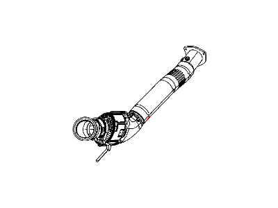 Ram 68088653AA PIPE Exhaust Front