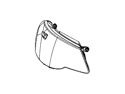 2012 Chrysler 200 Headlight - 68088067AF