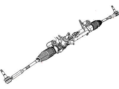 2012 Dodge Challenger Rack And Pinion - R4584571AD