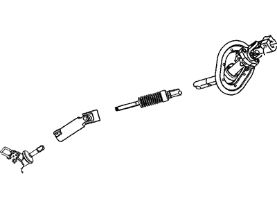 Dodge 55351302AH SHAFT Intermediate