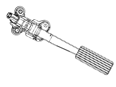 Dodge 4891585AE PEDAL Accelerator