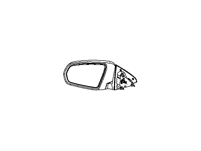 2008 Chrysler Sebring Car Mirror - 1AL031KGAB
