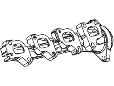 Ram Exhaust Manifold - 53011188AB