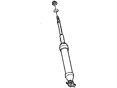 Dodge 5011246AC SHOCK ABSORBER PACKAGE Suspension Front