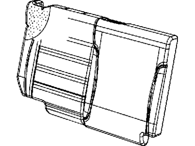 Jeep 1KT721D5AA COVER Rear Seat Back 60%