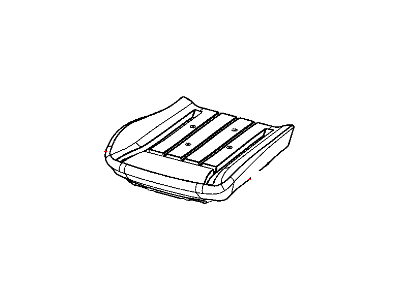 Dodge 1UZ57DX9AA COVER Front Seat Cushion