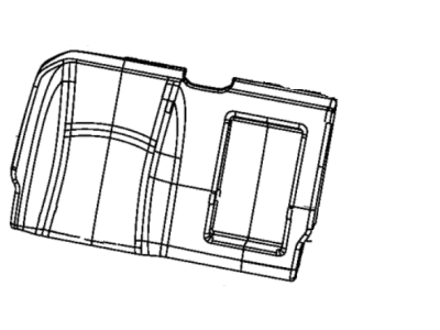 Ram 6QS88HL1AA COVER Rear Seat Back Right