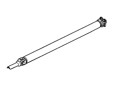 Dodge 52105592AA SHAFT Drive Rear 1-Piece
