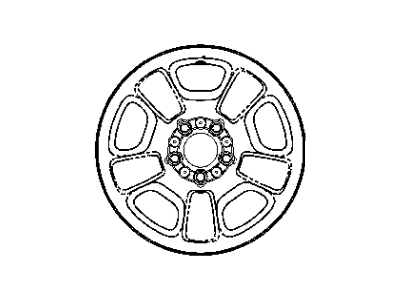 Jeep 5GL65S4AAB WHEEL Steel