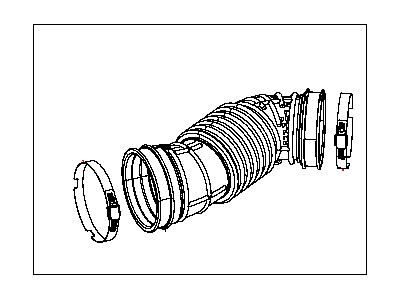 Jeep Cherokee Air Intake Coupling - 52022380AB