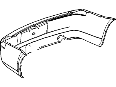Mopar 1BQ42RXFAA Panel Rear Fascia Valance