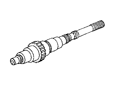 Dodge 5016384AA MAINSHAFT Transmission