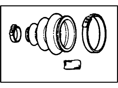Chrysler 4641181 BOOT PACKAGE, Outer