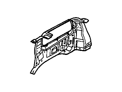 Dodge 55256260AG PANEL Quarter Inner Also Contained in Item #1 & Item 31