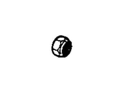 Dodge 6502541 NUT, Hub & Bearing to Spindle (M27x2.00)