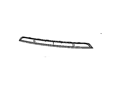 Dodge 68510368AA APPLIQUE Fascia With Park Assist Sensor Brackets